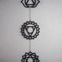 Wallity Chakra - APT406MS Escultura de Pared Negra